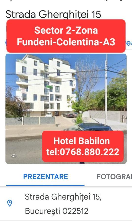Hotel Babilon Bucarest Extérieur photo
